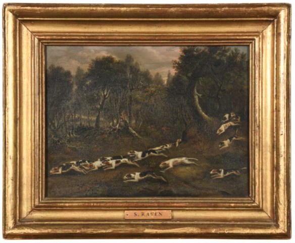 Samuel Raven (c. 1775-1847), The Belvoir Hounds