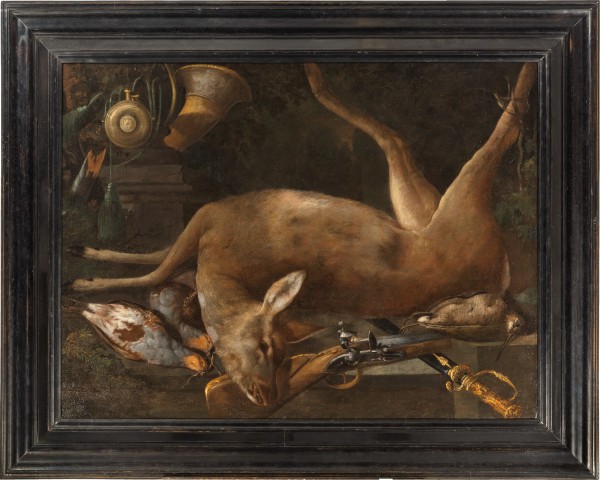 Flemish School, c. 1700, A Hunting still life