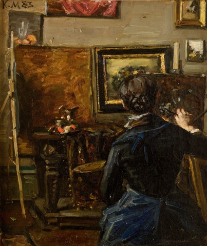 Anna Ancher at work