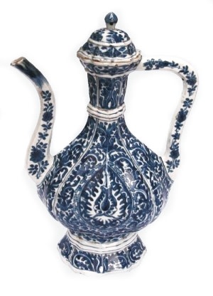 A CHINESE BLUE & WHITE EWER FOR THE ISLAMIC MARKET, KANGXI (1662-1722)