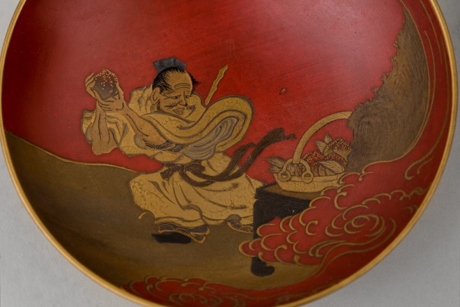 A COLLECTION OF SEVEN JAPANESE LACQUER SAKAZUKI BOWLS, Meiji 19th century