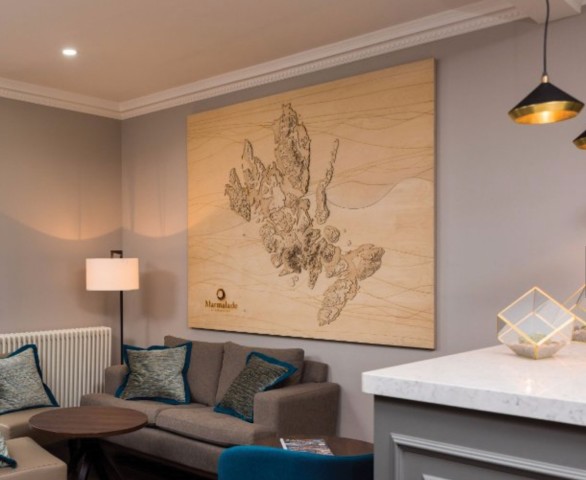Perle Hotels Ltd., 3D Relief