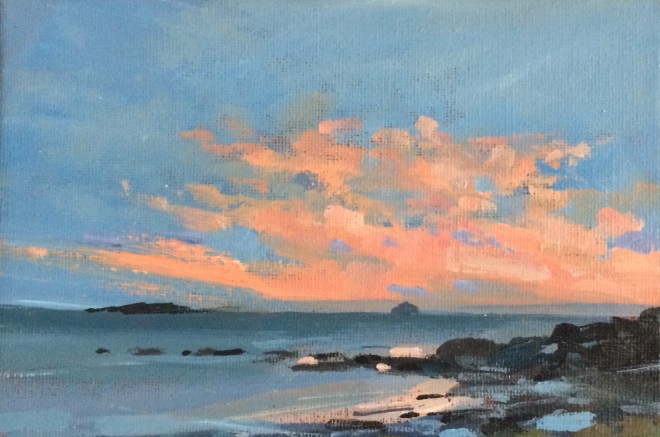 Colin Cook, Sunset at Blackwaterfoot