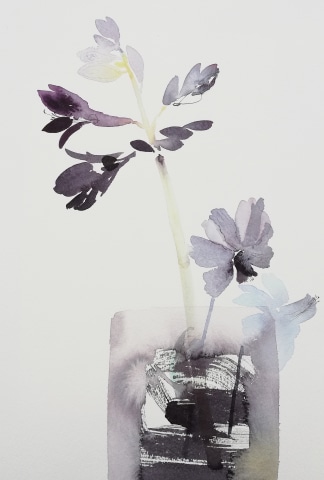 Susan Kane, Hostas in a Vase