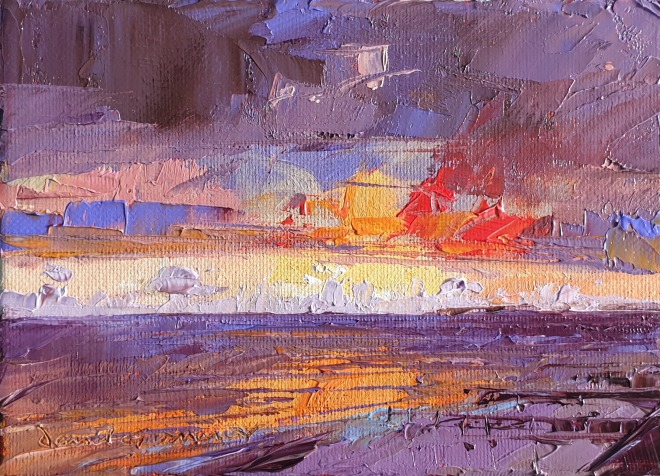 David Grosvenor, Sunset, Criccieth IV