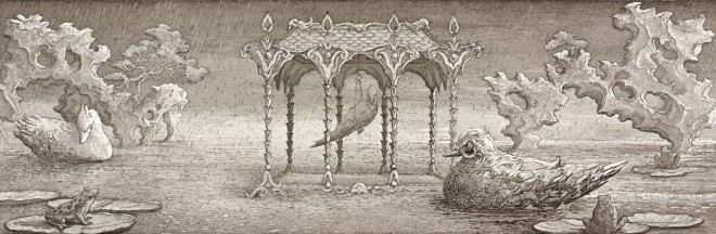 Érik Desmazières, Livre Le Prince Pluie, 2009