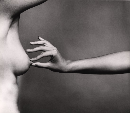 Guy Bourdin, Les Soeurs (Erect Nipple in a Pinch)
