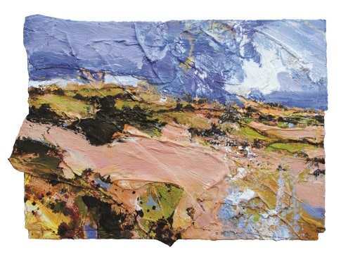 David Tress, Late Summer Landscape (Fields & Sea)