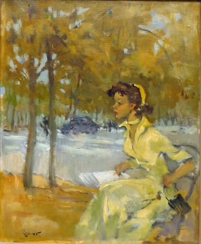 Pierre Grisot, In the park