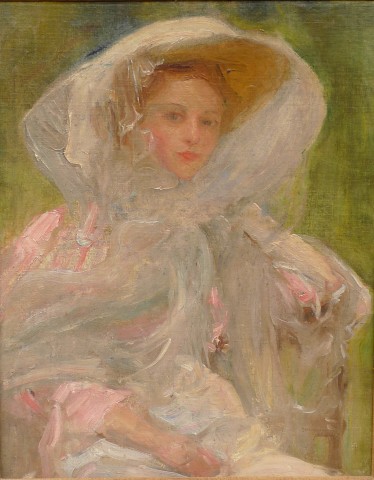 Albert de Belleroche, Portrait of a young woman