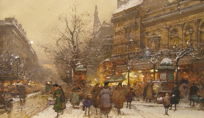 Eugene Galien Laloue, Theatre du gymnase