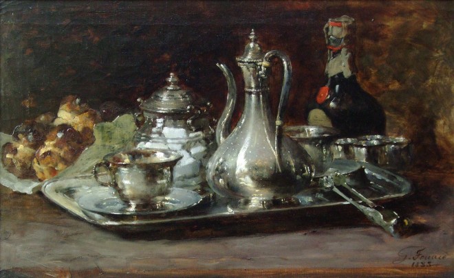 Guillaume Fouace, Still life with a silver jug