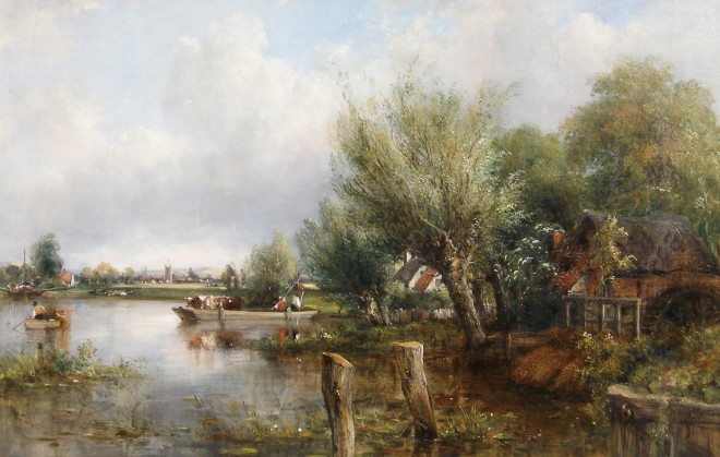 Frederick William Watts, The Thames, near Henley