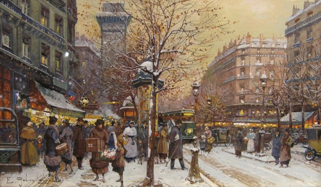 Eugene Galien Laloue, Porte St Denis