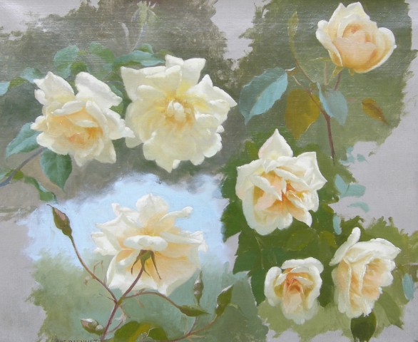 Gustave Bienvetu, Study of roses