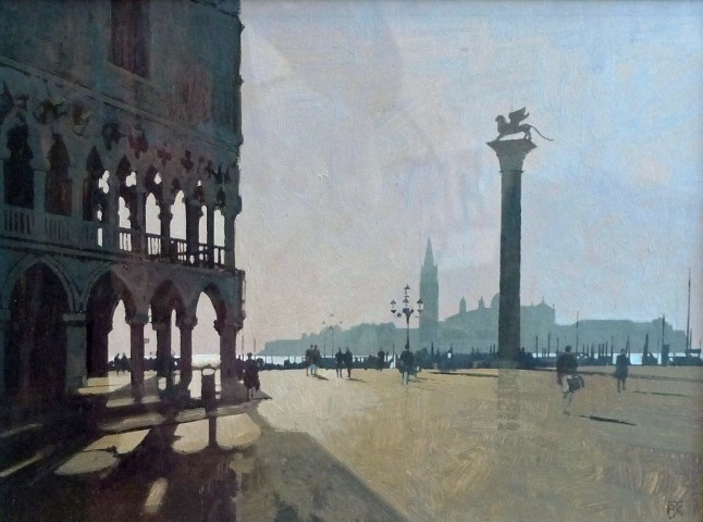 Peter Kelly, Shadows across the Piazza