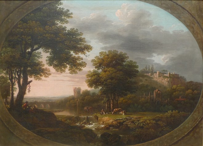John Collett, Landscape with river and castle