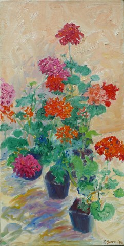 Frederick John Pym Gore RA, CBE, Geraniums