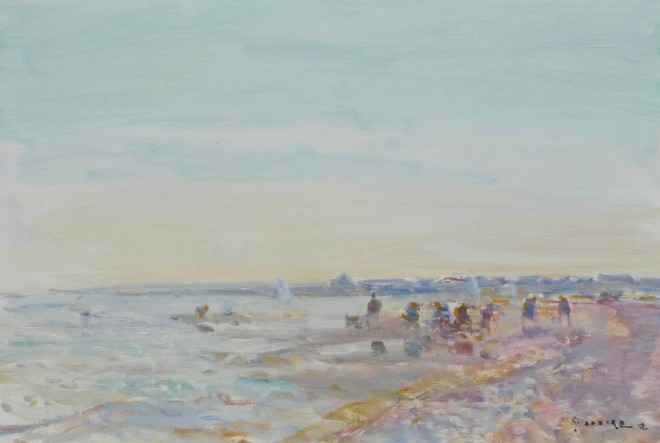 Gaston Sebire, Beach Scene