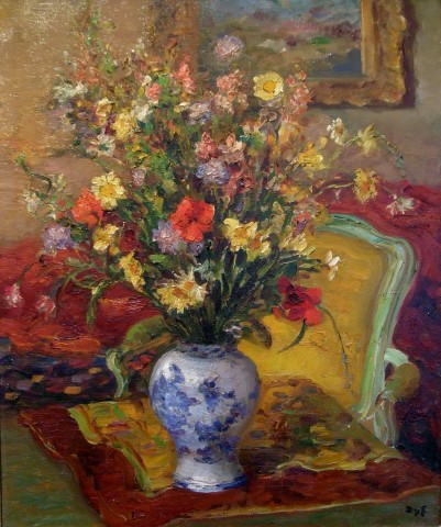 Marcel Dyf, Still life with flowers