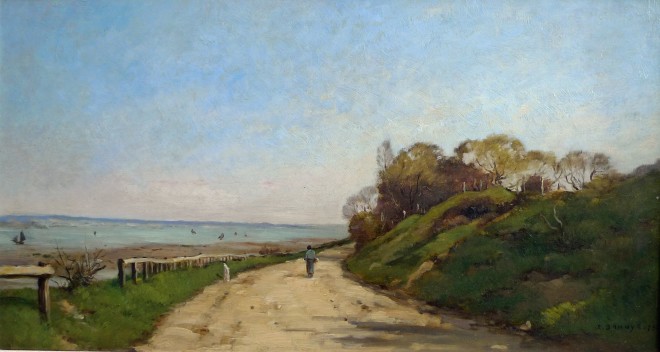 Pierre Emmanuel Damoye, Path by a river