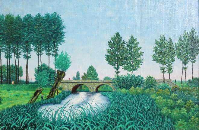Camille Bombois, Landscape with Bridge