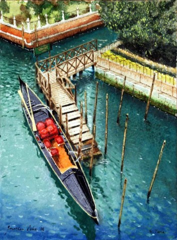 Jonathan Pike, Gondola at S.Toma, 2016