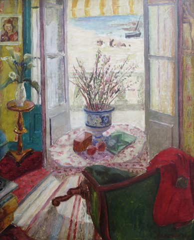 Jules Cavailles, View Through A Window