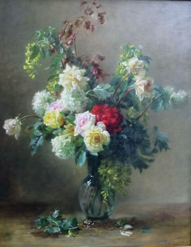 Emile-Gustave Couder, Still Life of Flowers