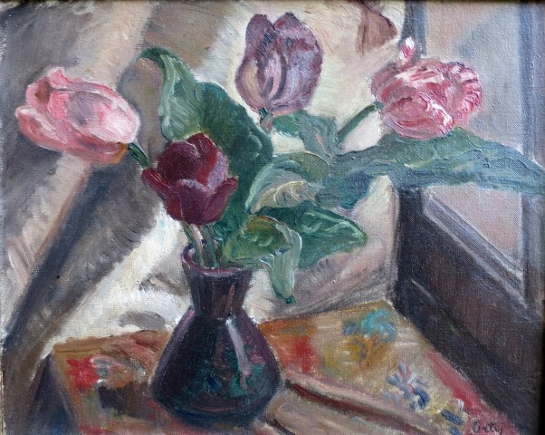 Manuel Ortiz De Zarate, Flowers in a Vase