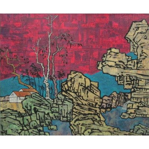 Xue Song, Landscape and Houses, 2009