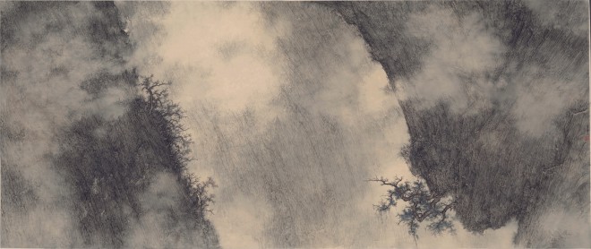 Li Huayi, Antique-like Beauty Between Cliffs, 2012