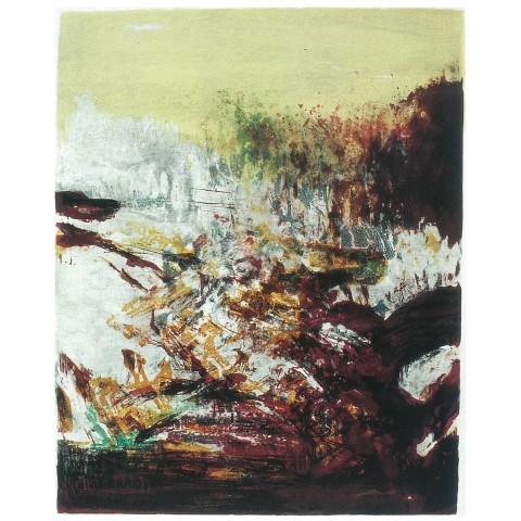 Zao Wou-Ki, Homage to Penrose, 1981