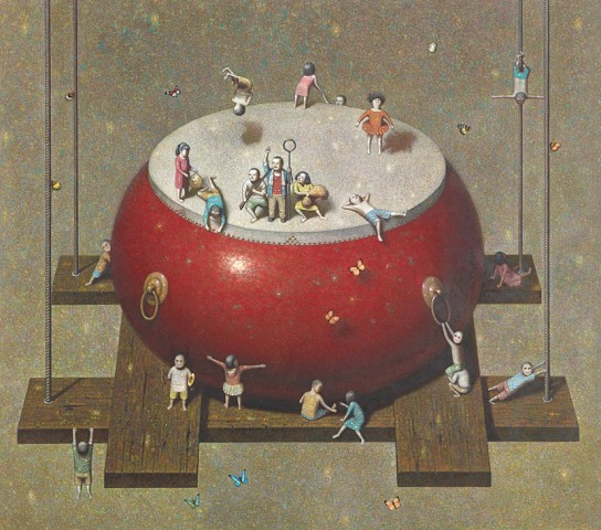 Liu Hong Wei, Big Red Drum, 2012