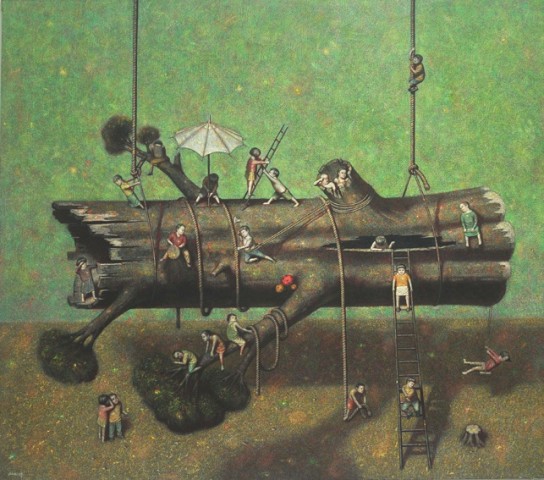 Liu Hong Wei, Rejuvenation of an Old Tree , 2009
