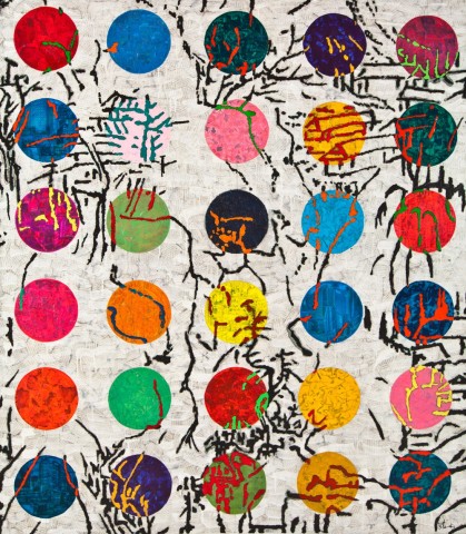 Xue Song, A Dialogue with the Master No. 8 - Damien Hirst, 2013