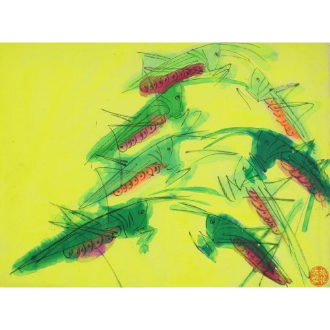 Walasse Ting, Opusculum 205, 1980s