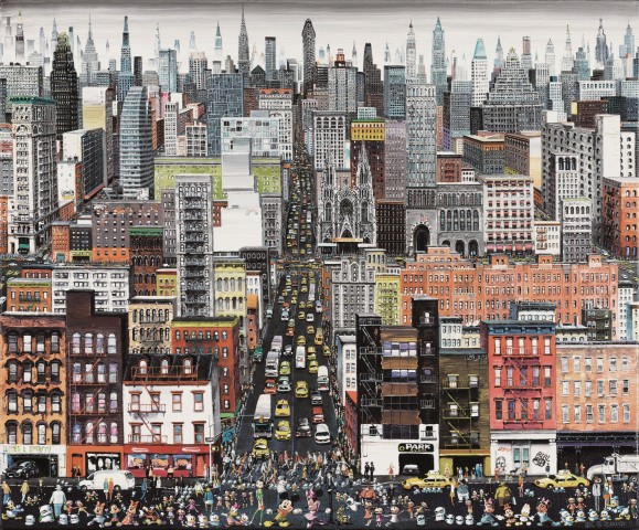 Zhang Gong, New York March, 2010