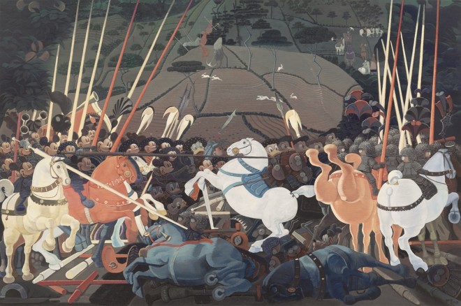 Zhang Gong, Mickey Mouse and Donald Duck at War, 2013
