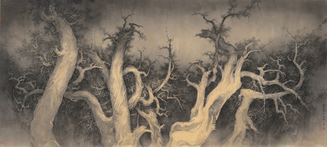 Li Huayi, Dancing Cypress Under the Moon, 2010