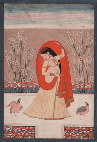 A Princess with Pigeons