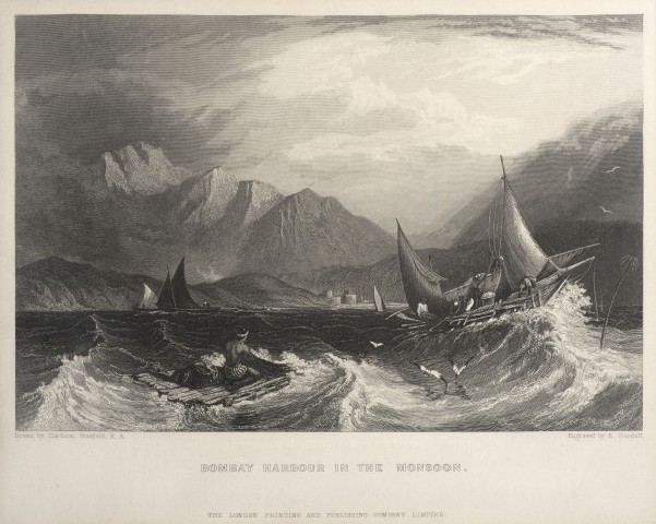 33. After Clarkson Stanfield (1793 - 1867) , Bombay Harbour in Monsoon , c. 1844