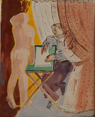 Sonia Lawson RA, Studio Interior