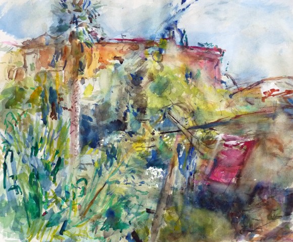 Anthony Eyton RA, Clares Garden