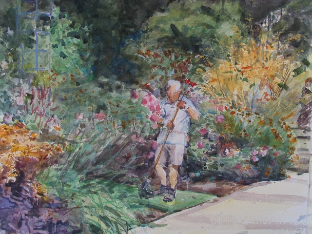Mary Jackson, Gardening in August, Wisley