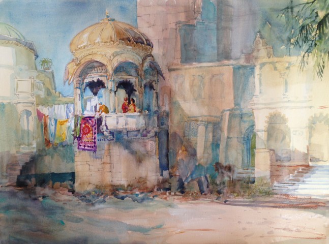 Michael Chaplin, Washday - Jaipur, India