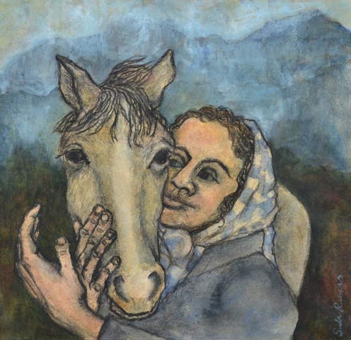 Sula Rubens, Mountain Girl with Horse