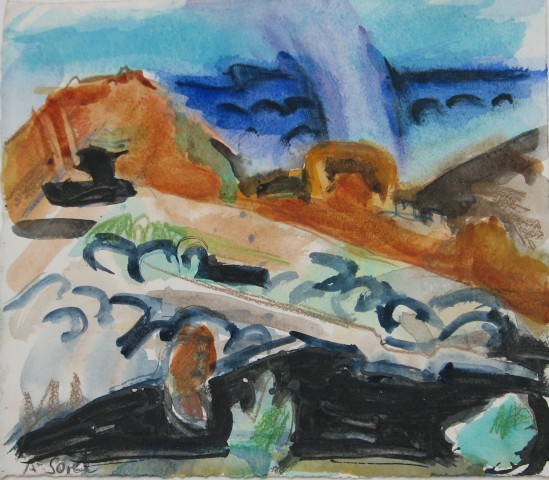 Agathe Sorel, Rainbow over the Hills Lanzarote
