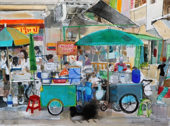 Peter Quinn, Bangkok Street Food, Memory