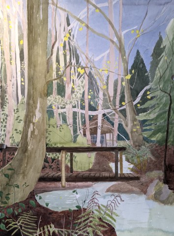 Suzy Fasht, House in the Wood